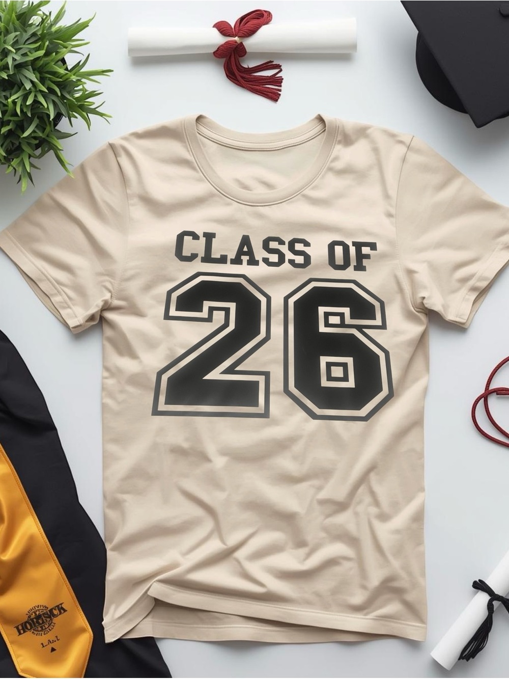 Class 2026  Graduation Senior T-shirt New made to order S M L XL graphic tee
